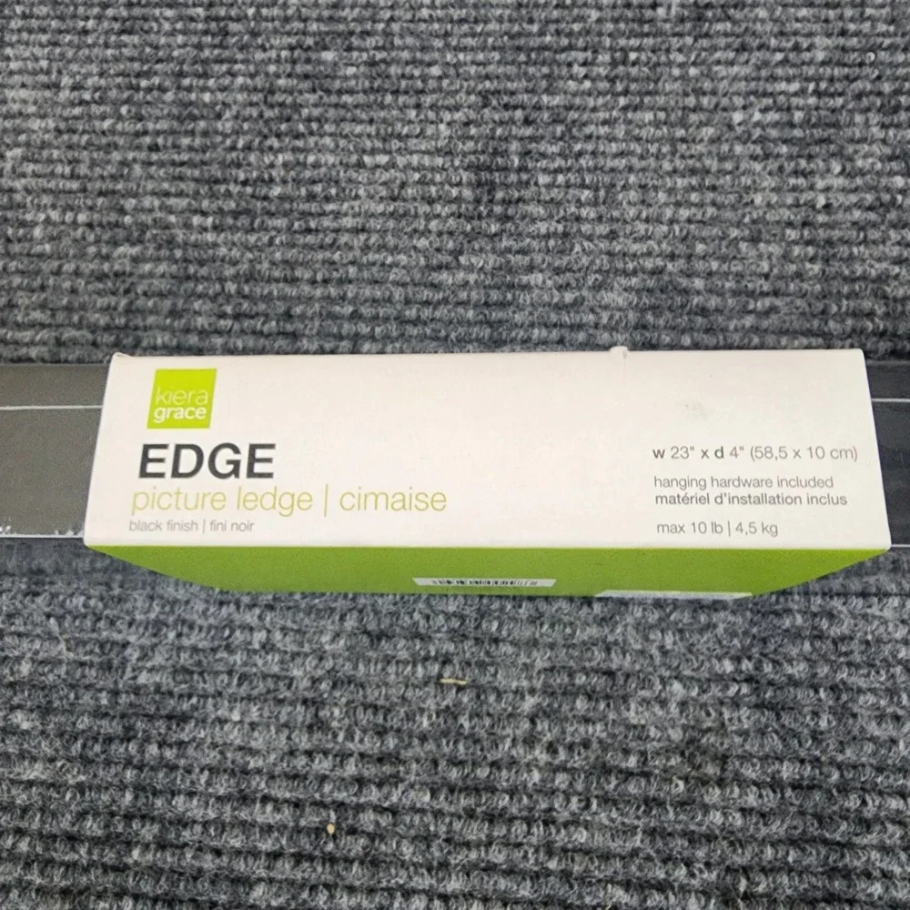 Kiera Grace Edge Picture Frame Ledge, 23 Inch by 4 Inch  10lbs Weight Capacit...